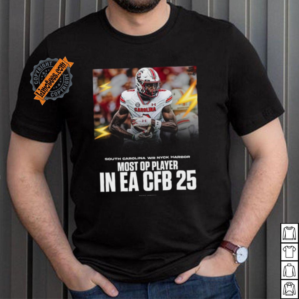 Hayes Fawcett South Carolina WR NYCK Harbor Most Op Players In Ea CFB 25 Shirt Hayes Fawcett South Carolina WR NYCK Harbor Most Op Players In Ea CFB 25 Shirt