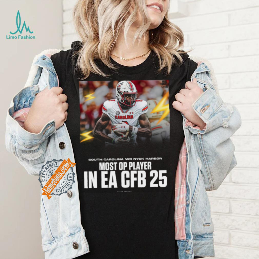 Hayes Fawcett South Carolina WR NYCK Harbor Most Op Players In Ea CFB 25 Shirt Hayes Fawcett South Carolina WR NYCK Harbor Most Op Players In Ea CFB 25 Shirt