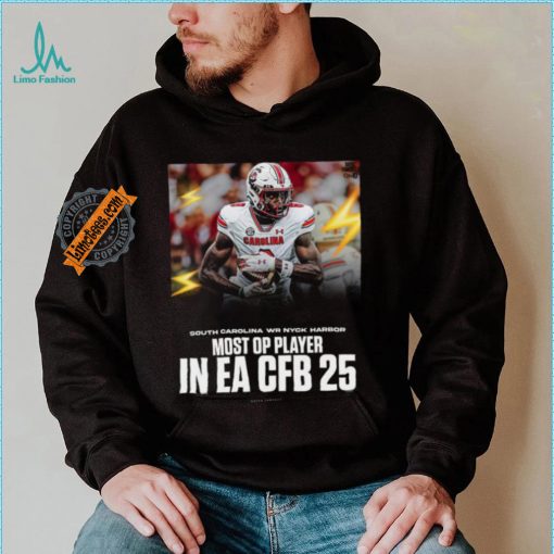 Hayes Fawcett South Carolina WR NYCK Harbor Most Op Players In Ea CFB 25 Shirt