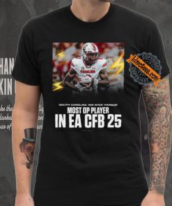 Hayes Fawcett South Carolina WR NYCK Harbor Most Op Players In Ea CFB 25 Shirt