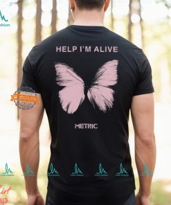 Help I'm Alive Butterfly Metric Shirt