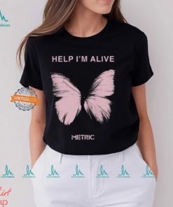 Help I'm Alive Butterfly Metric Shirt