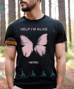 Help I'm Alive Butterfly Metric Shirt