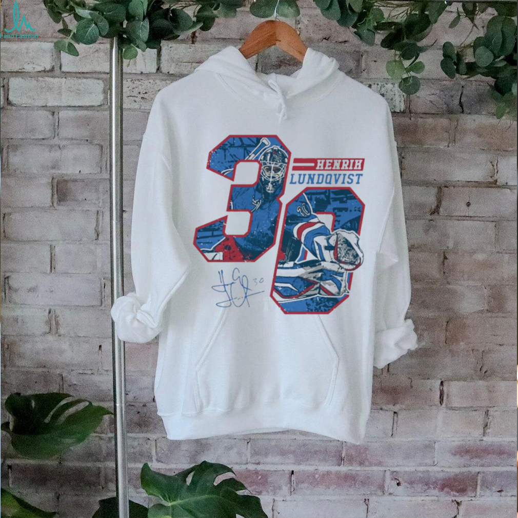 Henrik Lundqvist New York R Offset T Shirt Henrik Lundqvist New York R Offset T Shirt