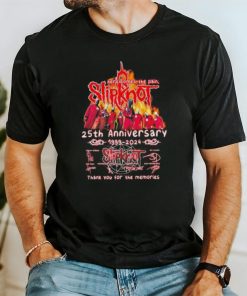 Here comes the pain Slipknot 25th anniversary 1999 2024 thank you for the memories shirt