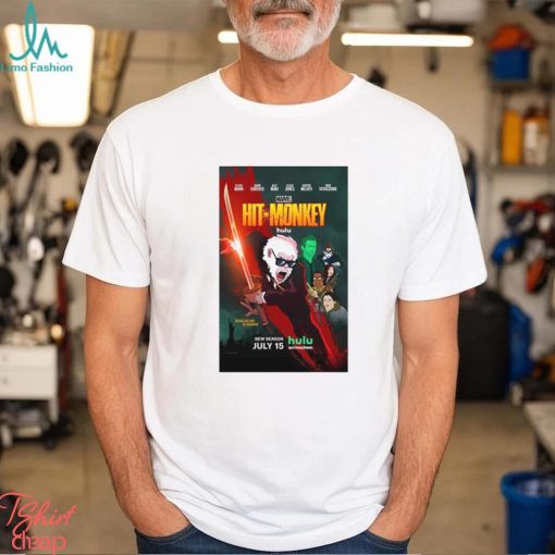 Hit Monkey Season 2 Releasing On Hulu On July 15 Shirt