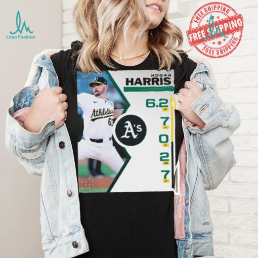 Hogan Harris vs Astros 6.2 Ip 7 H 0 R 2 BB 7 K t shirt