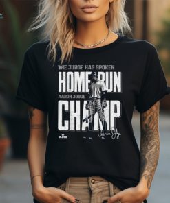 Home Run Champ Aaron Judge New York MLBPA T Shirt