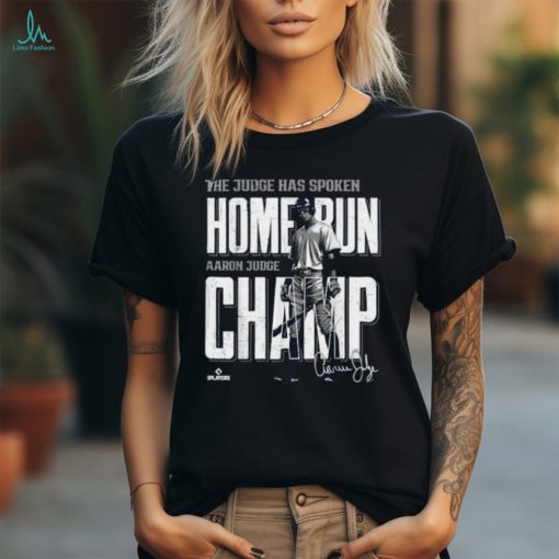 Home Run Champ Aaron Judge New York MLBPA T Shirt