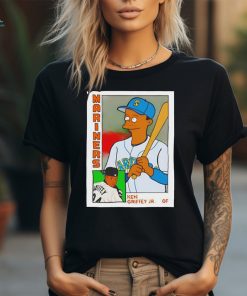 Homer at the Bat Simpsons Ken Griffey Jr Seattle Mariners shirt