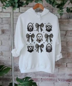 Horror Characters Jason Voorhees Coquette Bow T Shirt