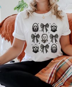 Horror Characters Jason Voorhees Coquette Bow T Shirt