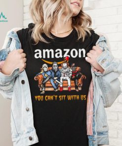 Horror Movie Characters Amazon You Can’t Sit With Us Halloween 2024 shirt