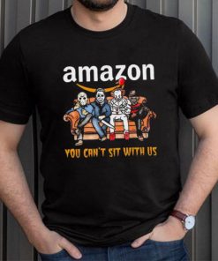 Horror Movie Characters Amazon You Can’t Sit With Us Halloween 2024 shirt