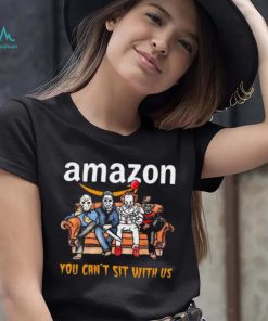 Horror Movie Characters Amazon You Can’t Sit With Us Halloween 2024 shirt