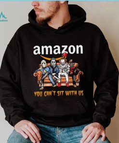 Horror Movie Characters Amazon You Can’t Sit With Us Halloween 2024 shirt