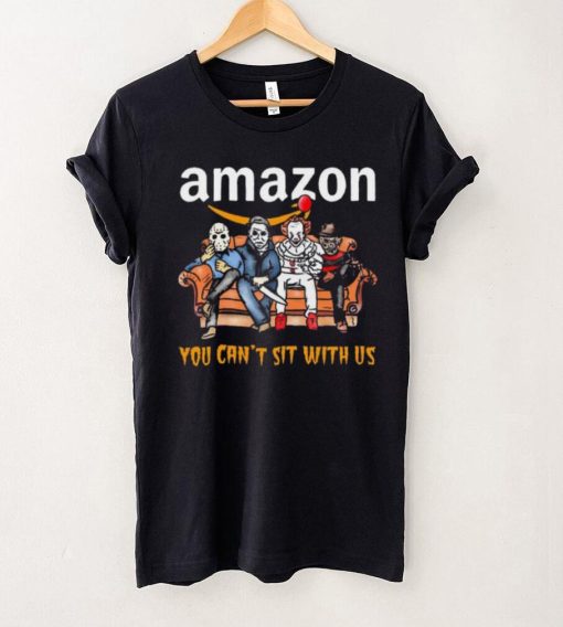 Horror Movie Characters Amazon You Can’t Sit With Us Halloween 2024 shirt