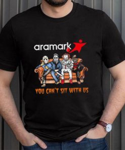 Horror Movie Characters Aramark You Can’t Sit With Us Halloween 2024 shirt