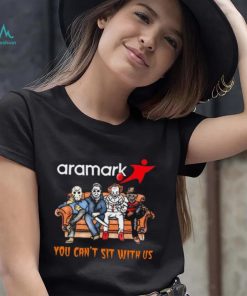 Horror Movie Characters Aramark You Can’t Sit With Us Halloween 2024 shirt