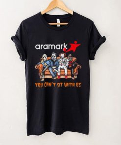 Horror Movie Characters Aramark You Can’t Sit With Us Halloween 2024 shirt