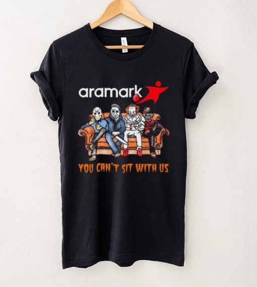 Horror Movie Characters Aramark You Can’t Sit With Us Halloween 2024 shirt