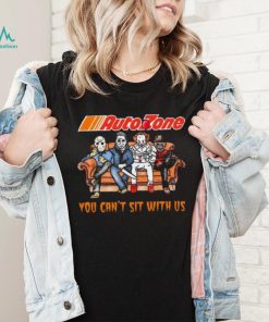 Horror Movie Characters AutoZone You Can’t Sit With Us Halloween 2024 shirt