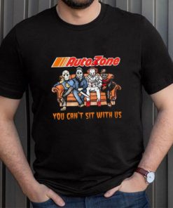 Horror Movie Characters AutoZone You Can’t Sit With Us Halloween 2024 shirt