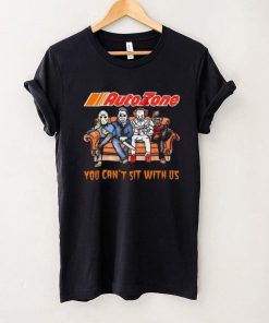 Horror Movie Characters AutoZone You Can’t Sit With Us Halloween 2024 shirt