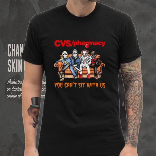 Horror Movie Characters CVS Pharmacy You Can’t Sit With Us Halloween 2024 shirt
