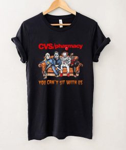 Horror Movie Characters CVS Pharmacy You Can’t Sit With Us Halloween 2024 shirt