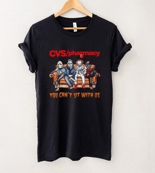 Horror Movie Characters CVS Pharmacy You Can’t Sit With Us Halloween 2024 shirt