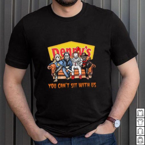 Horror Movie Characters Denny’s You Can’t Sit With Us Halloween 2024 shirt