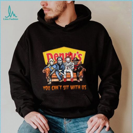 Horror Movie Characters Denny’s You Can’t Sit With Us Halloween 2024 shirt