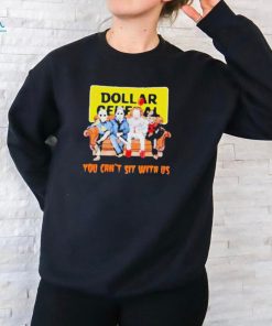 Horror Movie Characters Dollar General You Can’t Sit With Us Halloween 2024 T Shirt