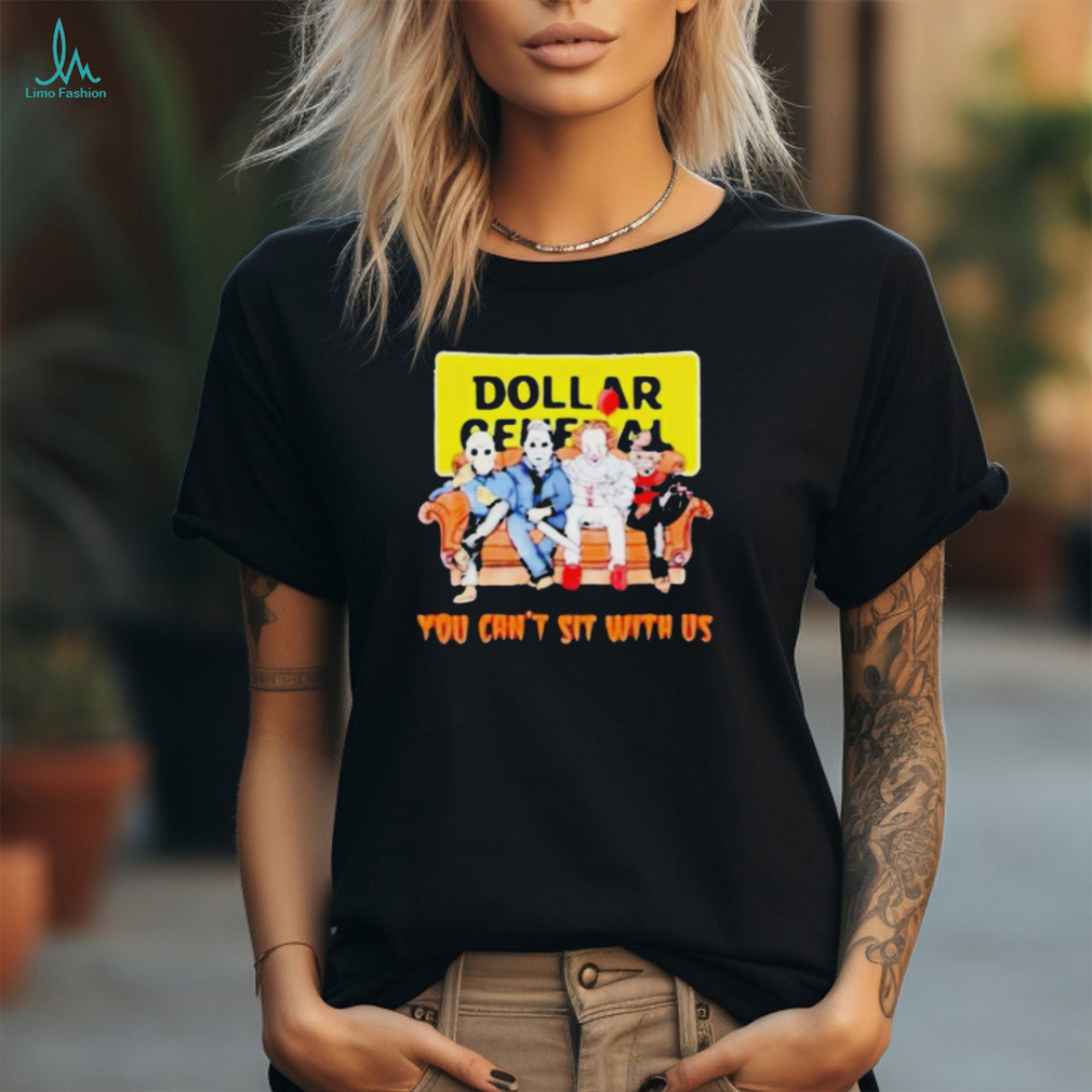 Horror Movie Characters Dollar General You Can’t Sit With Us Halloween 2024 T Shirt Horror Movie Characters Dollar General You Can’t Sit With Us Halloween 2024 T Shirt