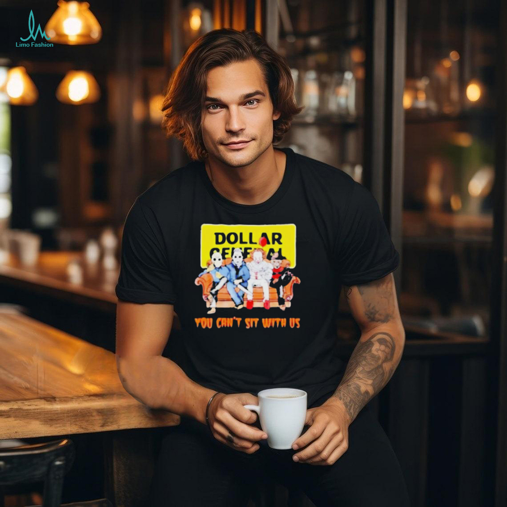 Horror Movie Characters Dollar General You Can’t Sit With Us Halloween 2024 T Shirt Horror Movie Characters Dollar General You Can’t Sit With Us Halloween 2024 T Shirt