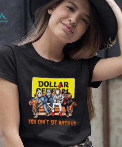 Horror Movie Characters Dollar General You Can’t Sit With Us Halloween 2024 shirt