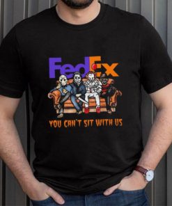 Horror Movie Characters FedEx You Can’t Sit With Us Halloween 2024 shirt