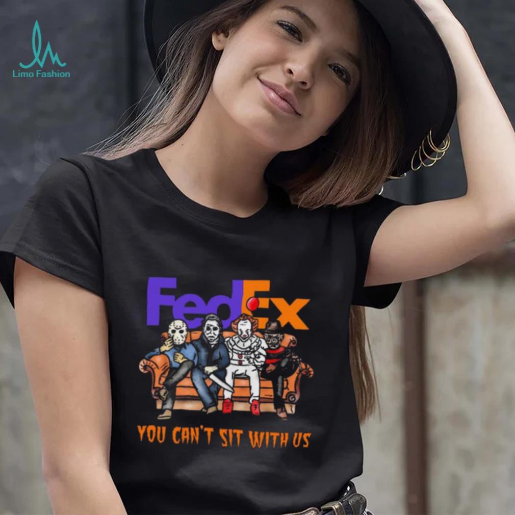 Horror Movie Characters FedEx You Can’t Sit With Us Halloween 2024 shirt Horror Movie Characters FedEx You Can’t Sit With Us Halloween 2024 shirt
