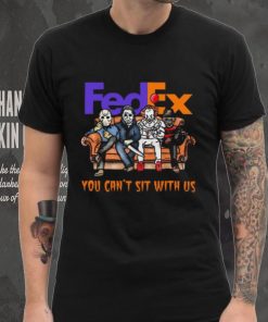 Horror Movie Characters FedEx You Can’t Sit With Us Halloween 2024 shirt