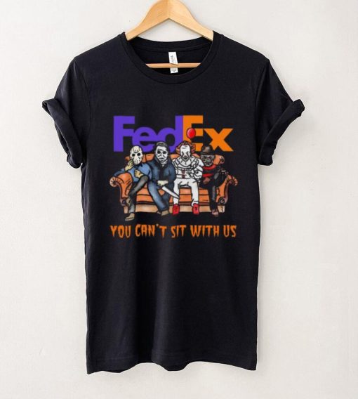Horror Movie Characters FedEx You Can’t Sit With Us Halloween 2024 shirt