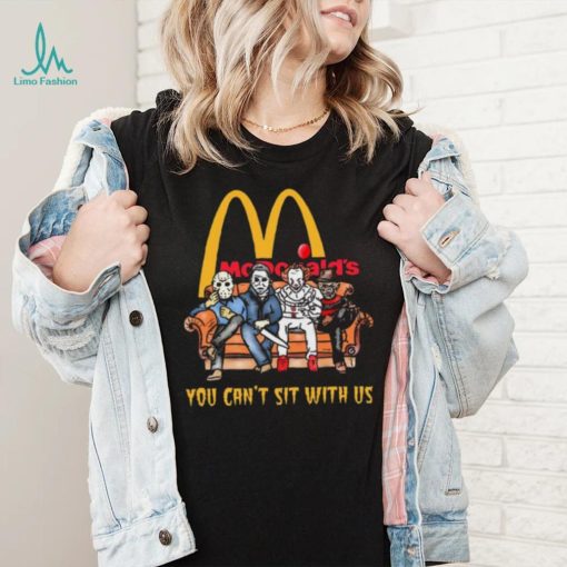 Horror Movie Characters McDonald’s You Can’t Sit With Us Halloween 2024 shirt