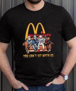 Horror Movie Characters McDonald’s You Can’t Sit With Us Halloween 2024 shirt