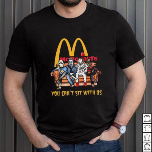 Horror Movie Characters McDonald’s You Can’t Sit With Us Halloween 2024 shirt
