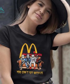 Horror Movie Characters McDonald’s You Can’t Sit With Us Halloween 2024 shirt