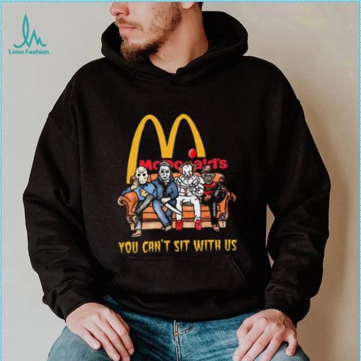 Horror Movie Characters McDonald’s You Can’t Sit With Us Halloween 2024 shirt