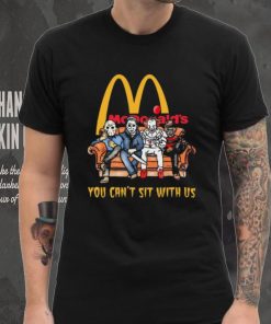 Horror Movie Characters McDonald’s You Can’t Sit With Us Halloween 2024 shirt