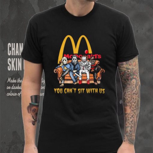 Horror Movie Characters McDonald’s You Can’t Sit With Us Halloween 2024 shirt