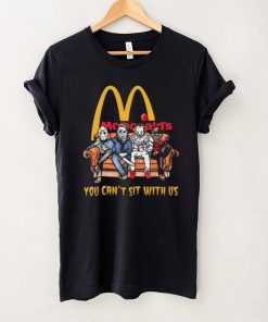 Horror Movie Characters McDonald’s You Can’t Sit With Us Halloween 2024 shirt