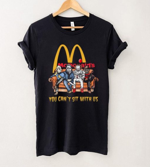 Horror Movie Characters McDonald’s You Can’t Sit With Us Halloween 2024 shirt